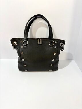 Hammitt Medium Daniel Black with Gunmetal Rivets and Hardware
